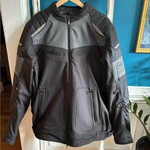 Harley-Davidson Black and Gray Harley Davidson Performance Jacket